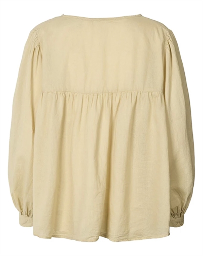 Rabens Saloner - Eike Cotton Full Sleeve Bluse - Boulder